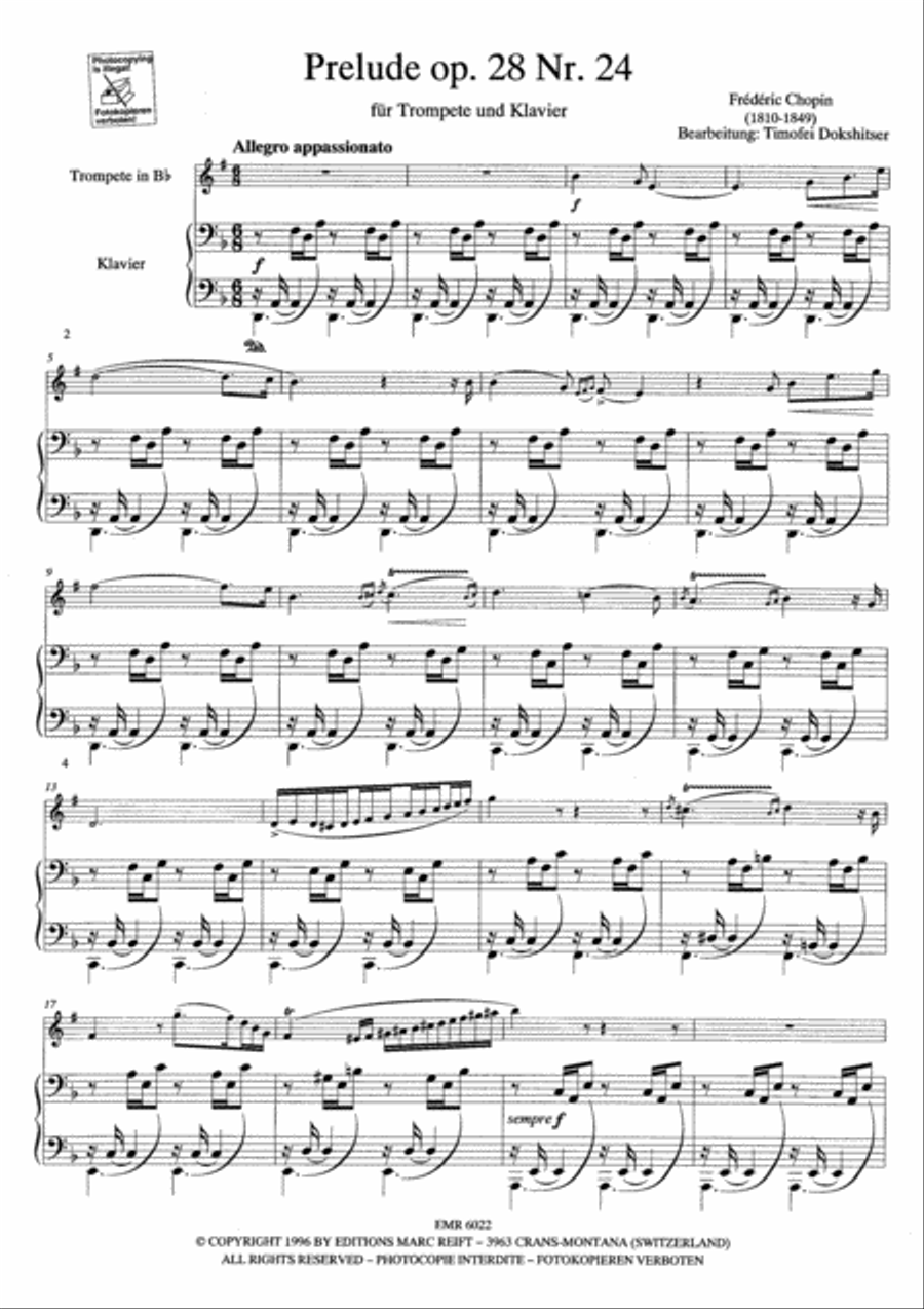 Prelude Trumpet Solo scores gallery preview page 4