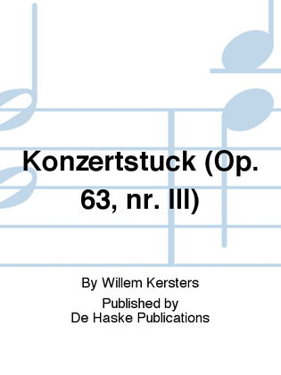 Book cover for Konzertstück (Op. 63, nr. III)