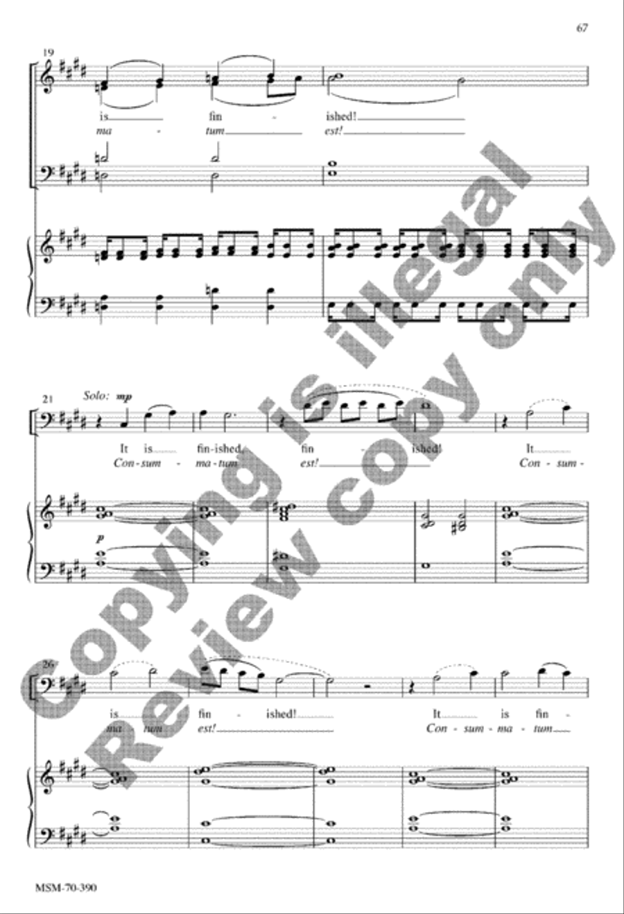 Seven Last Words Seven Last Words 4-Part scores gallery preview page 40