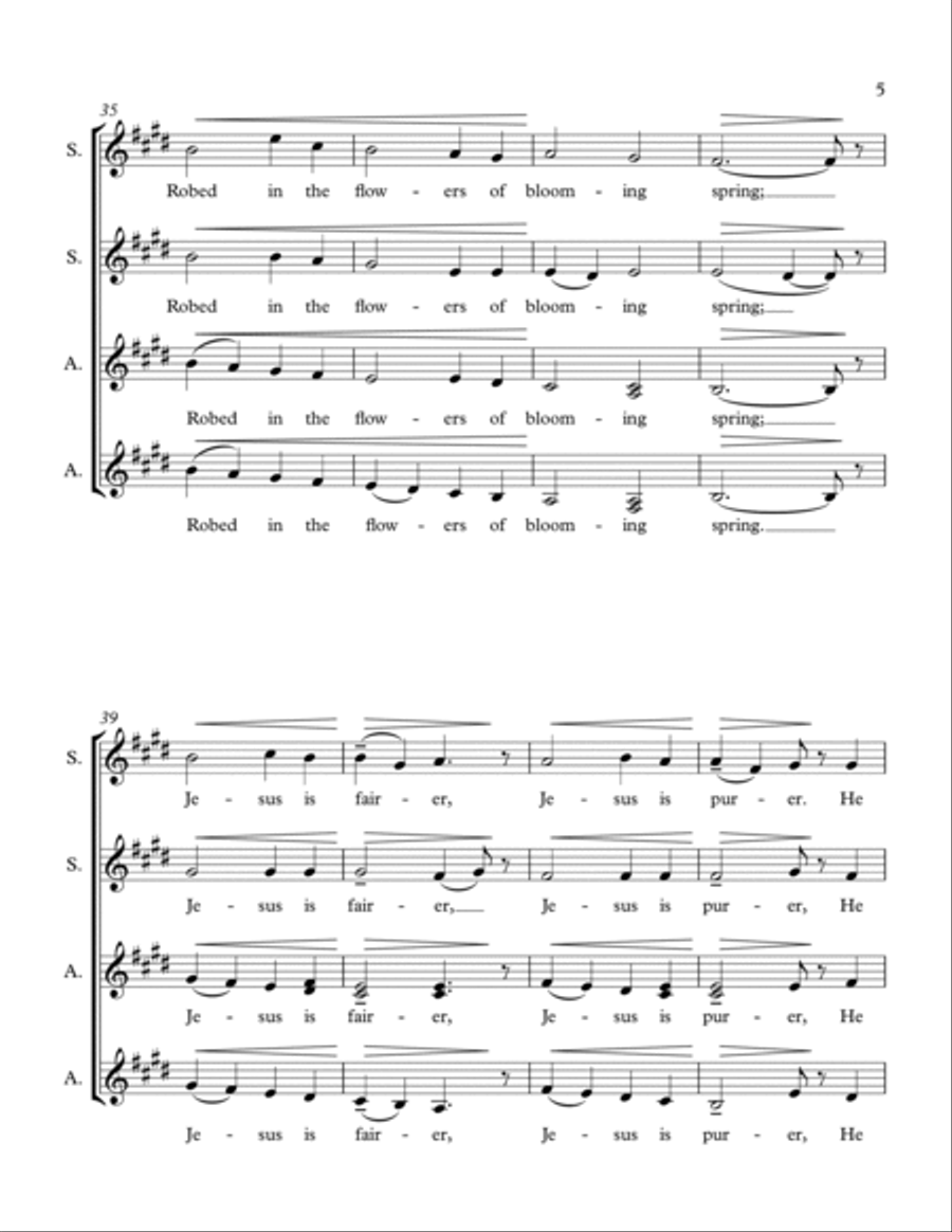 Beautiful Savior Beautiful Savior SSAA scores gallery preview page 5
