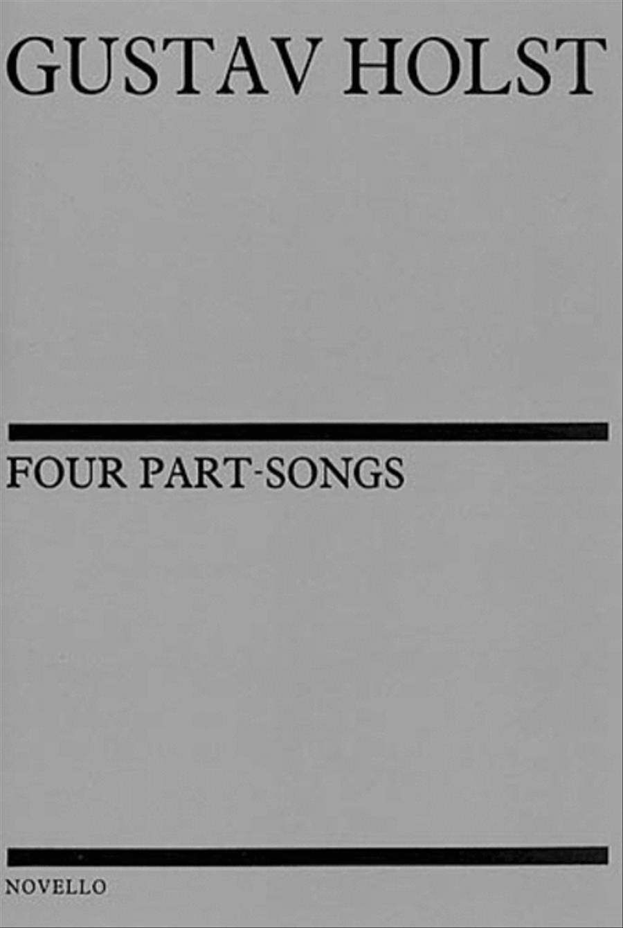 Four Part-Songs 4-Part scores gallery preview page 1