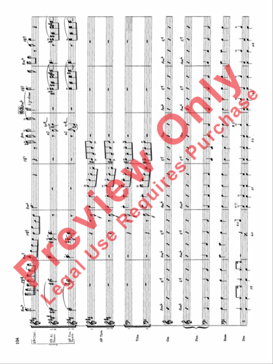 Original Big Band Sounds Big Band scores gallery preview page 105