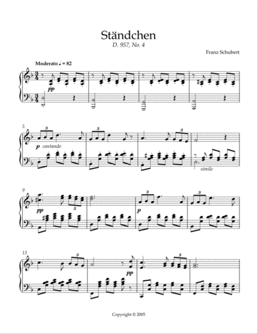 Standchen Standchen Piano Method scores gallery preview page 2