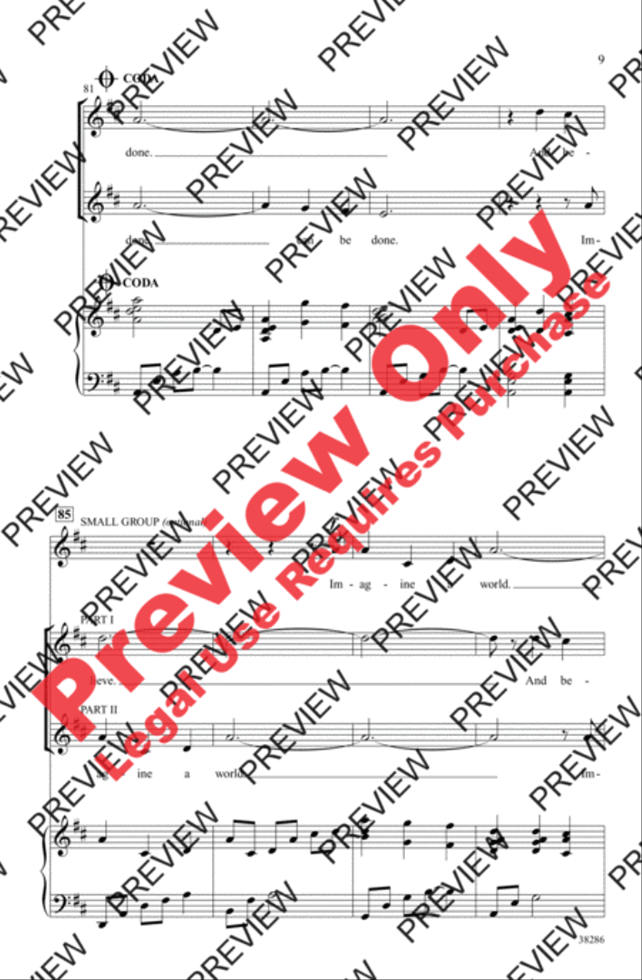 Imagine a World - SoundTrax CD (CD only) Choir scores gallery preview page 9
