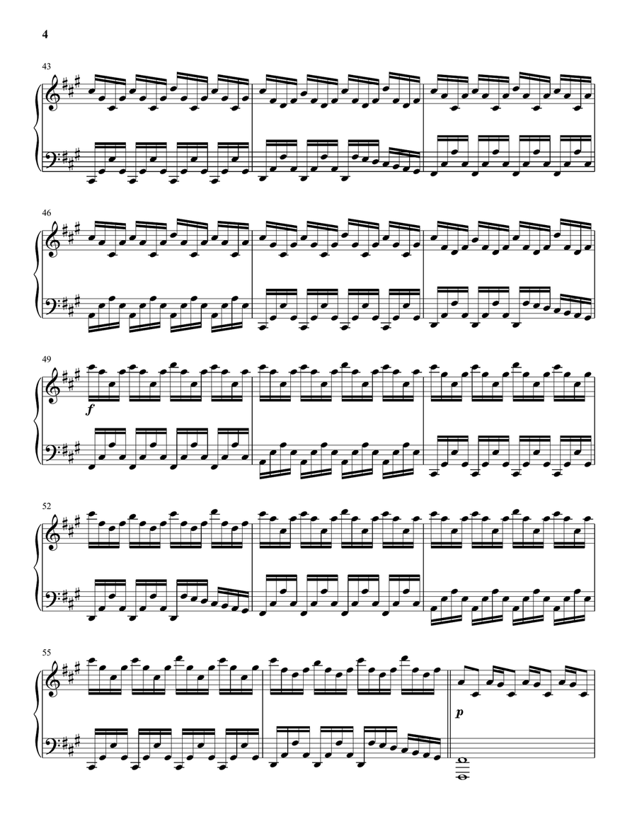Experience Piano Solo scores gallery preview page 4