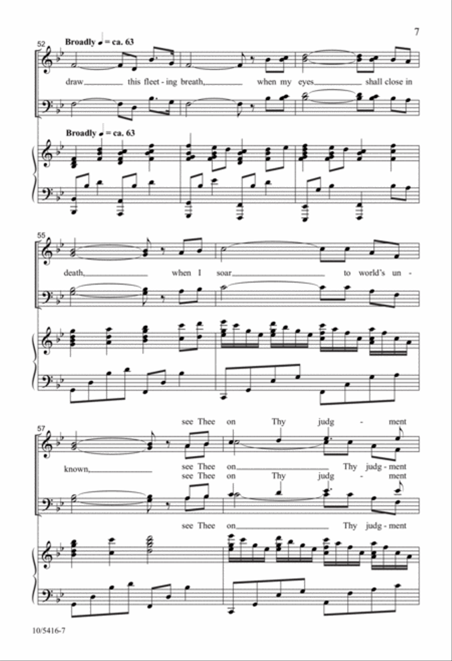 Rock of Ages, Cleft for Me 4-Part scores gallery preview page 7