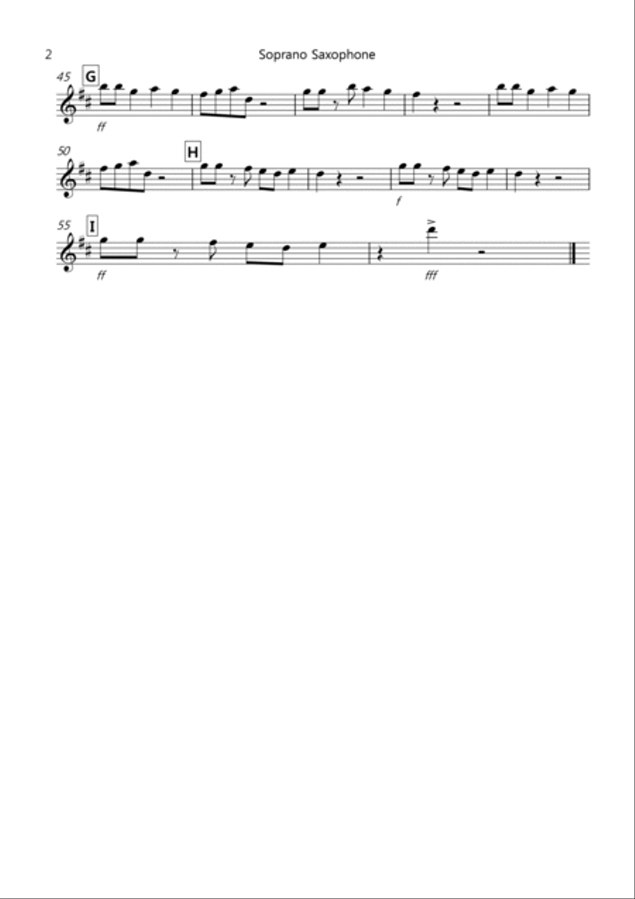 Burnie's Reggae for Saxophone Quintet Saxophone Quintet scores gallery preview page 4