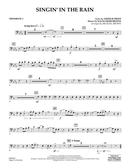 Singin' in the Rain (arr. Michael Brown) - Trombone 2