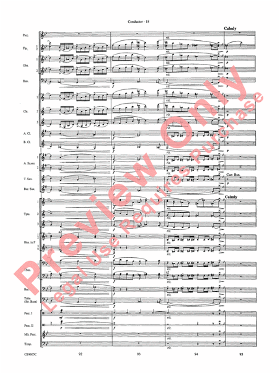 The Symphonic Gershwin The Symphonic Gershwin Concert Band scores gallery preview page 22