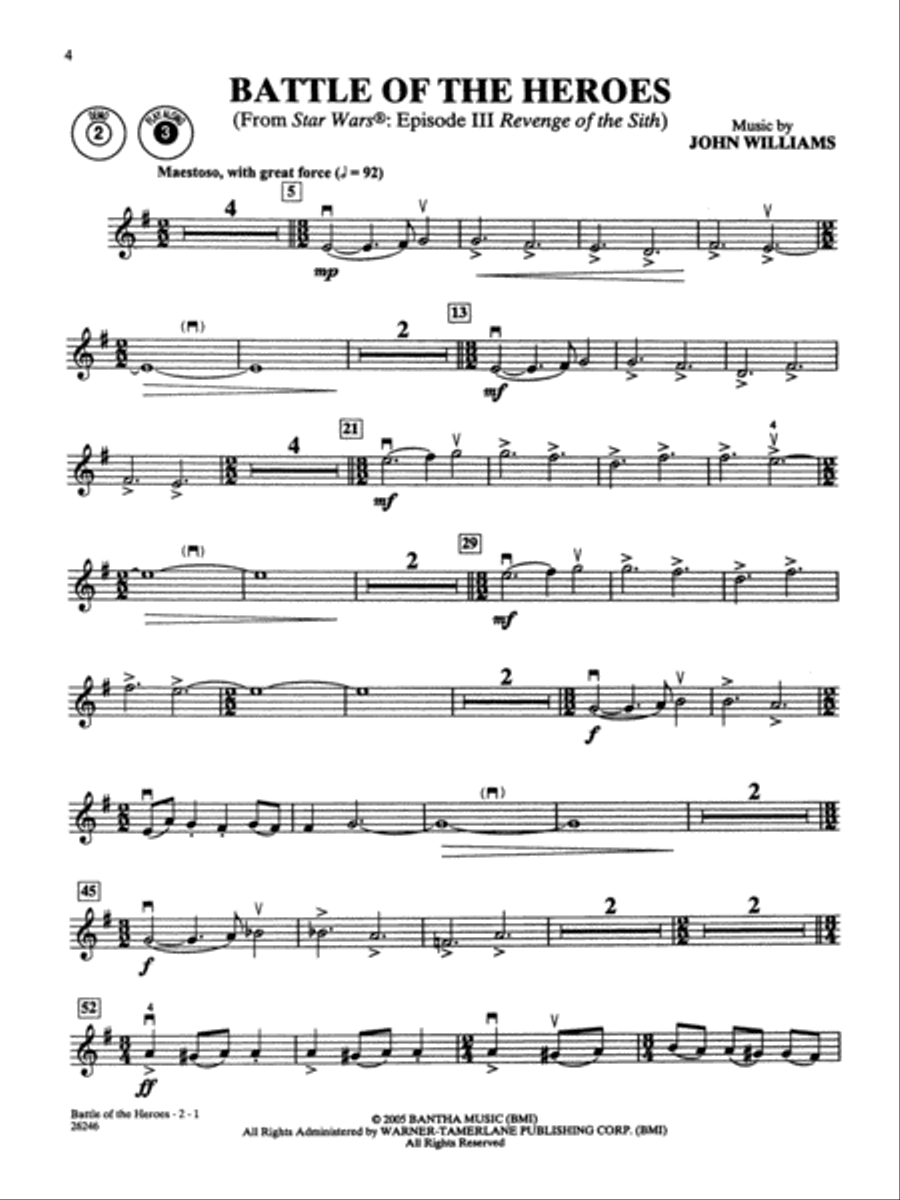 Great Movie Instrumental Solos - Violin (Book & CD) Violin scores gallery preview page 5