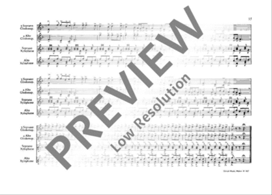 The Christmas Story Glockenspiel scores gallery preview page 16