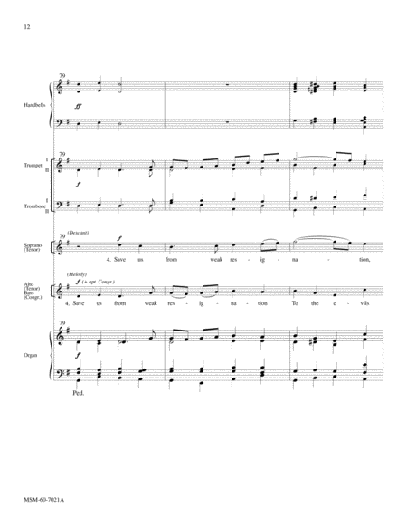 God of Grace and God of Glory (Full Score) image number null