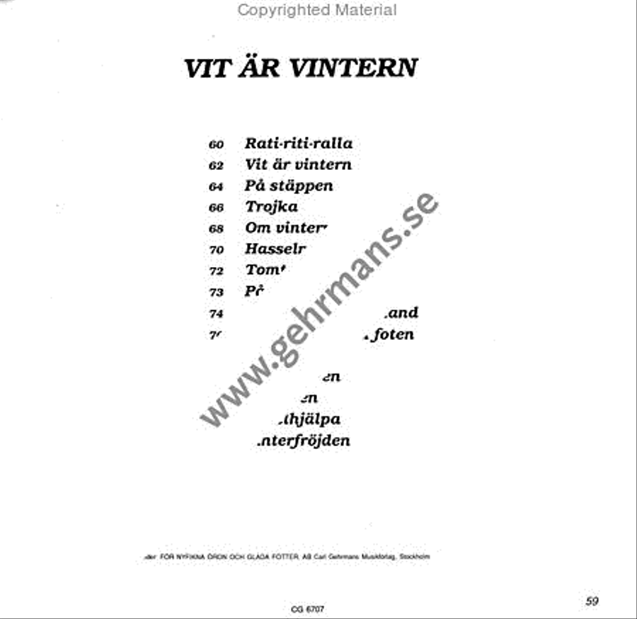 For nyfikna oron och glada fotter - repertoarbok 1 Collection / Songbook scores gallery preview page 4