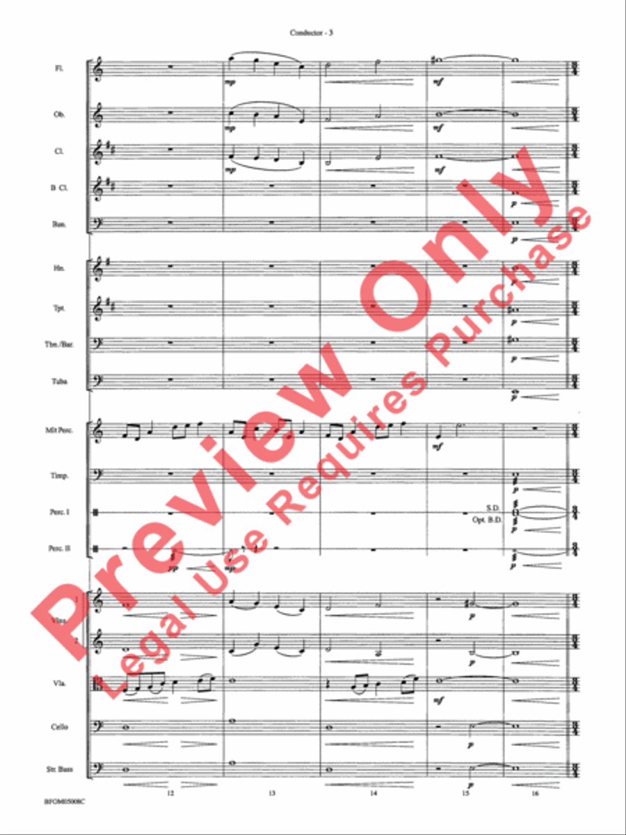 The Second Storm (Ivan) Full Orchestra scores gallery preview page 6