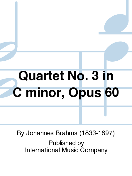 Quartet No. 3 In C Minor, Opus 60