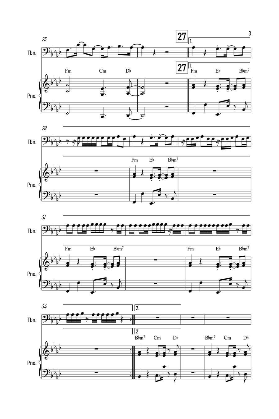 Snelle Maan Piano scores gallery preview page 3