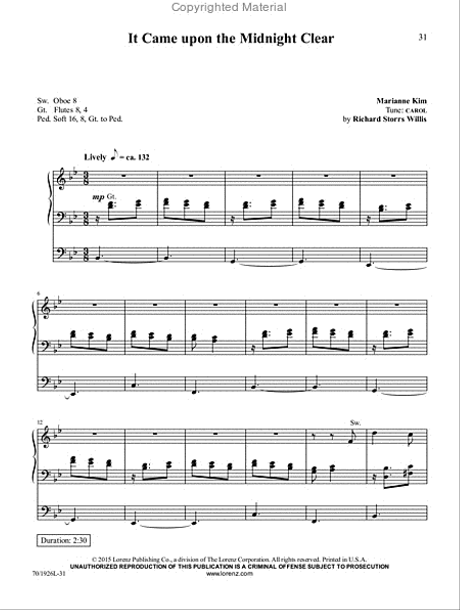 The Heart and Soul of Christmas Organ Solo scores gallery preview page 18
