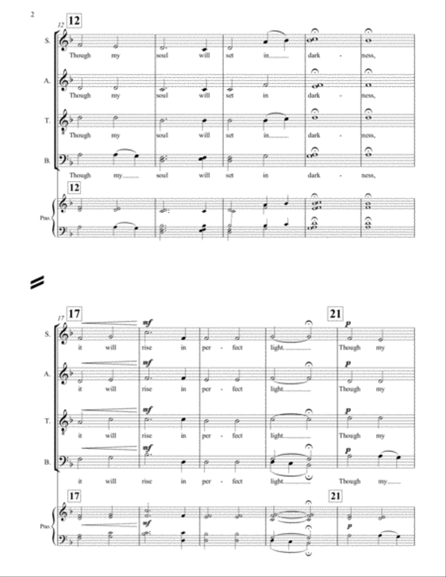 In Perfect Light 4-Part scores gallery preview page 4