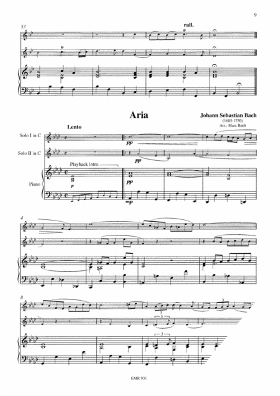 Wedding Music Brass Ensemble scores gallery preview page 5
