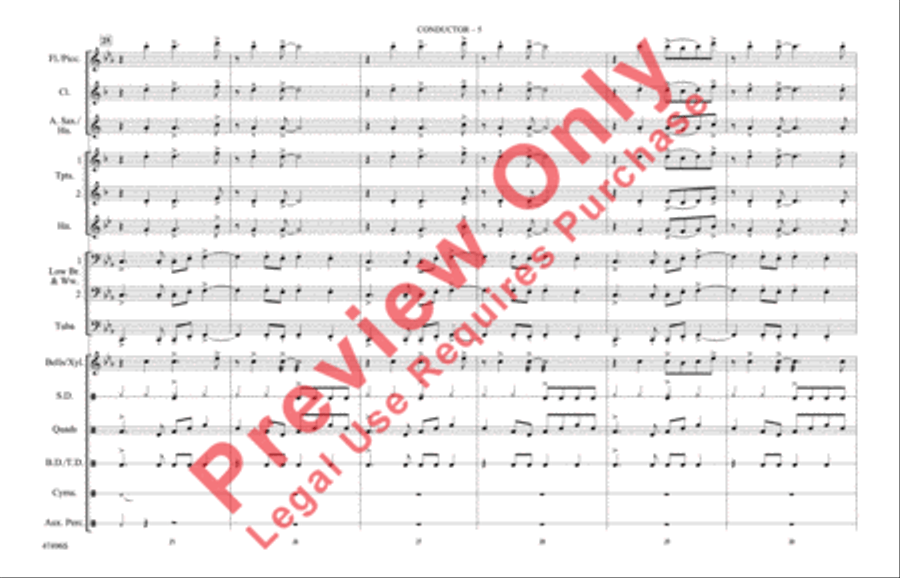 Black Eyes Marching Band scores gallery preview page 6