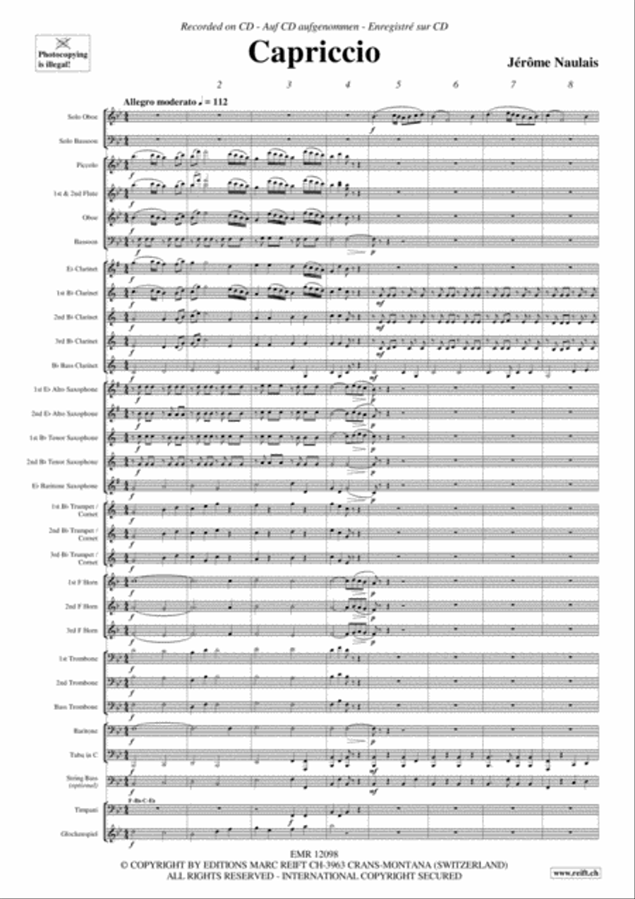 Capriccio Capriccio Concert Band scores gallery preview page 3