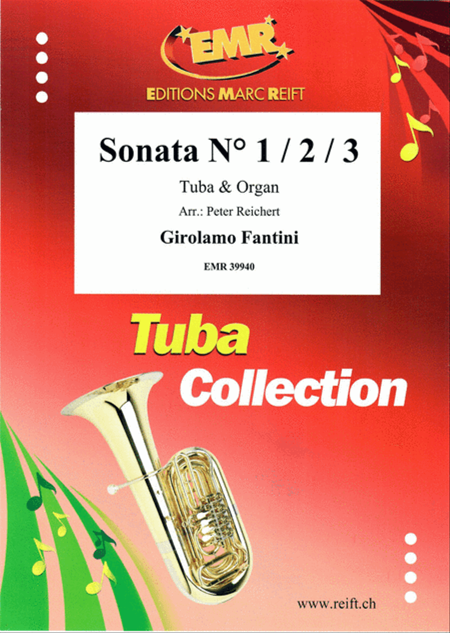 Sonata No. 1 / 2 / 3 Tuba scores gallery preview page 1