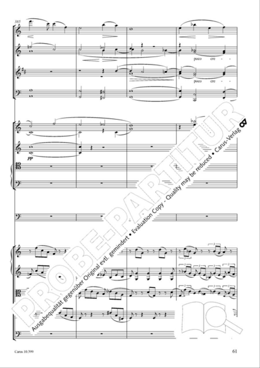 Schicksalslied, Op. 54 4-Part scores gallery preview page 62