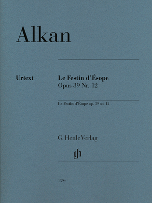 Book cover for Le Festin d'Ésope, Op. 39, No. 12