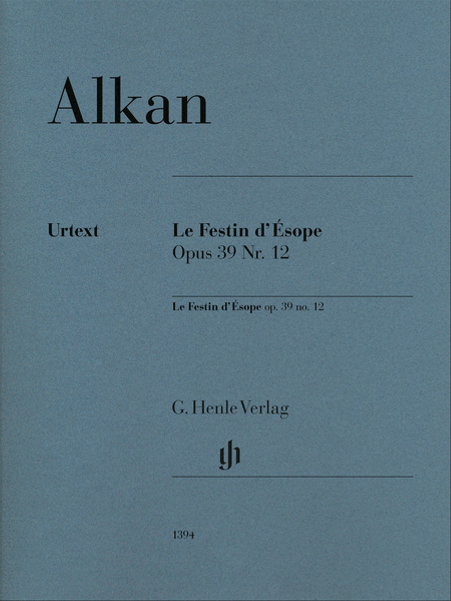 Book cover for Le Festin d'Ésope, Op. 39, No. 12