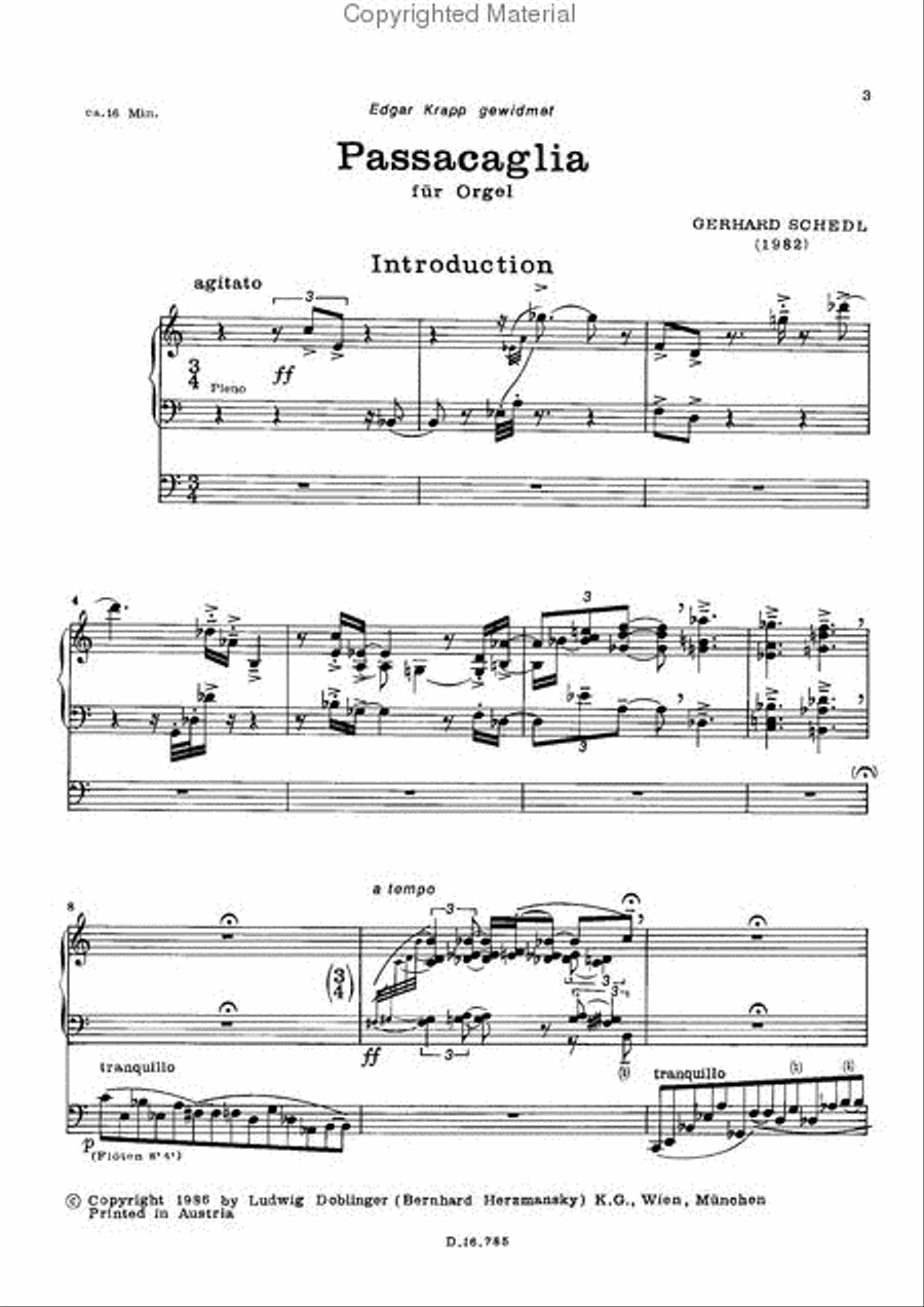 Passacaglia Passacaglia Organ scores gallery preview page 2
