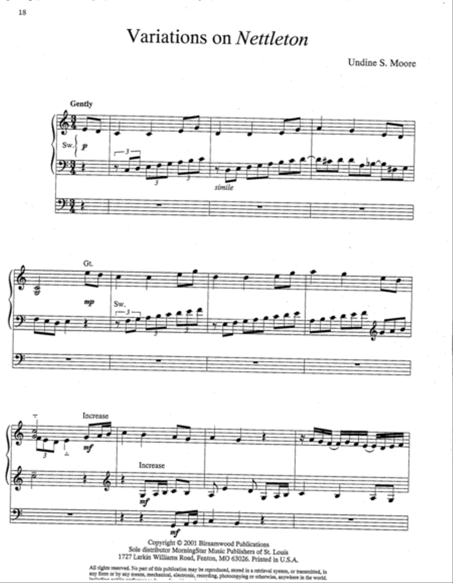 African-American Organ Music Anthology, Volume 2 Organ scores gallery preview page 5