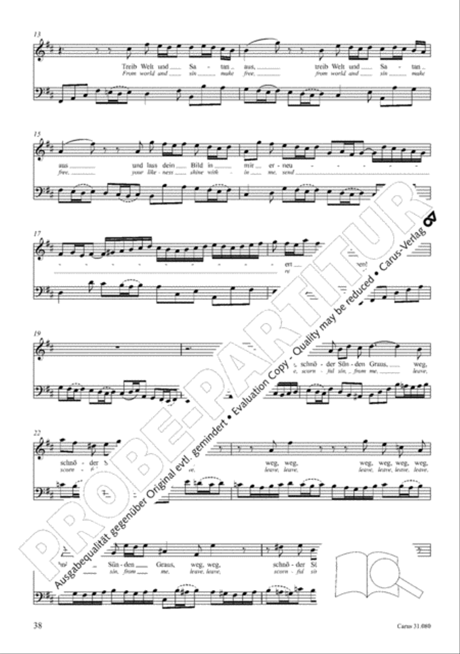 A mighty fortress is our God (Ein feste Burg ist unser Gott) 4-Part scores gallery preview page 39