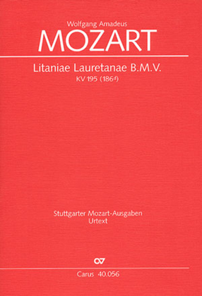 Litaniae Lauretanae B.M.V. in D