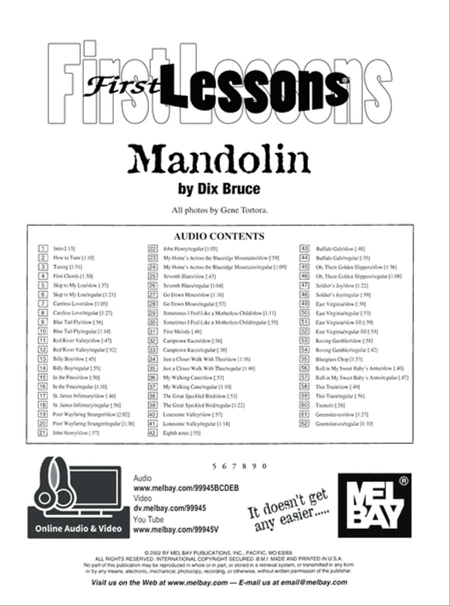 First Lessons Mandolin Mandolin scores gallery preview page 2