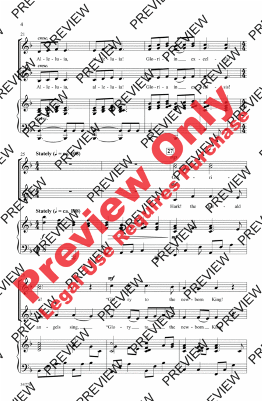 Angels' Gloria Angels' Gloria Women's Choir scores gallery preview page 4