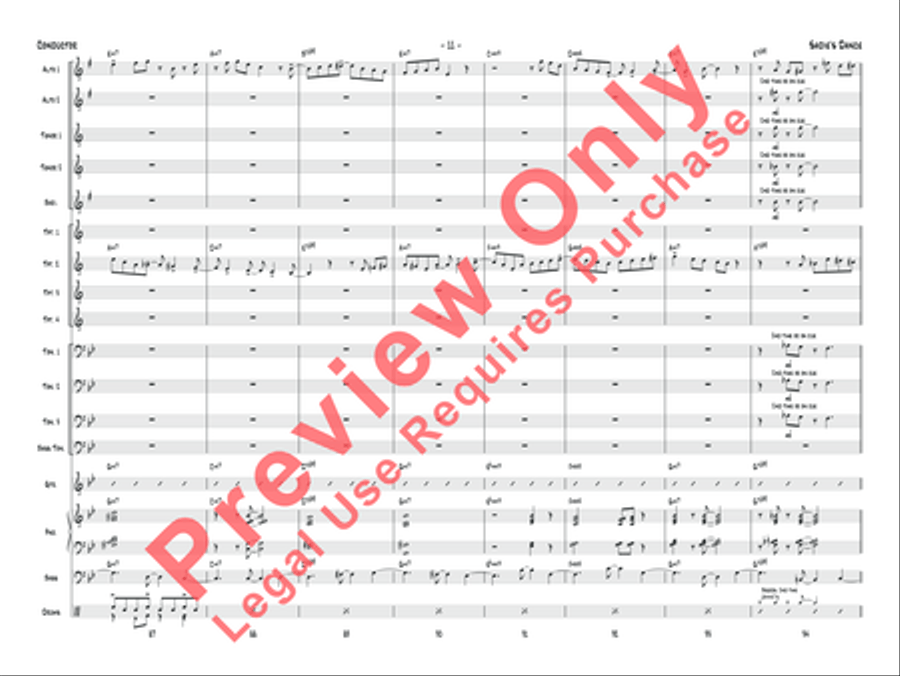 Sadie's Dance Sadie's Dance Jazz Ensemble scores gallery preview page 12