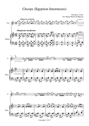 Cheops (Egyptian Intermezzo) for Flute and piano