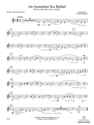 An Australian Sea Ballad: (wp) B-flat Tuba T.C.