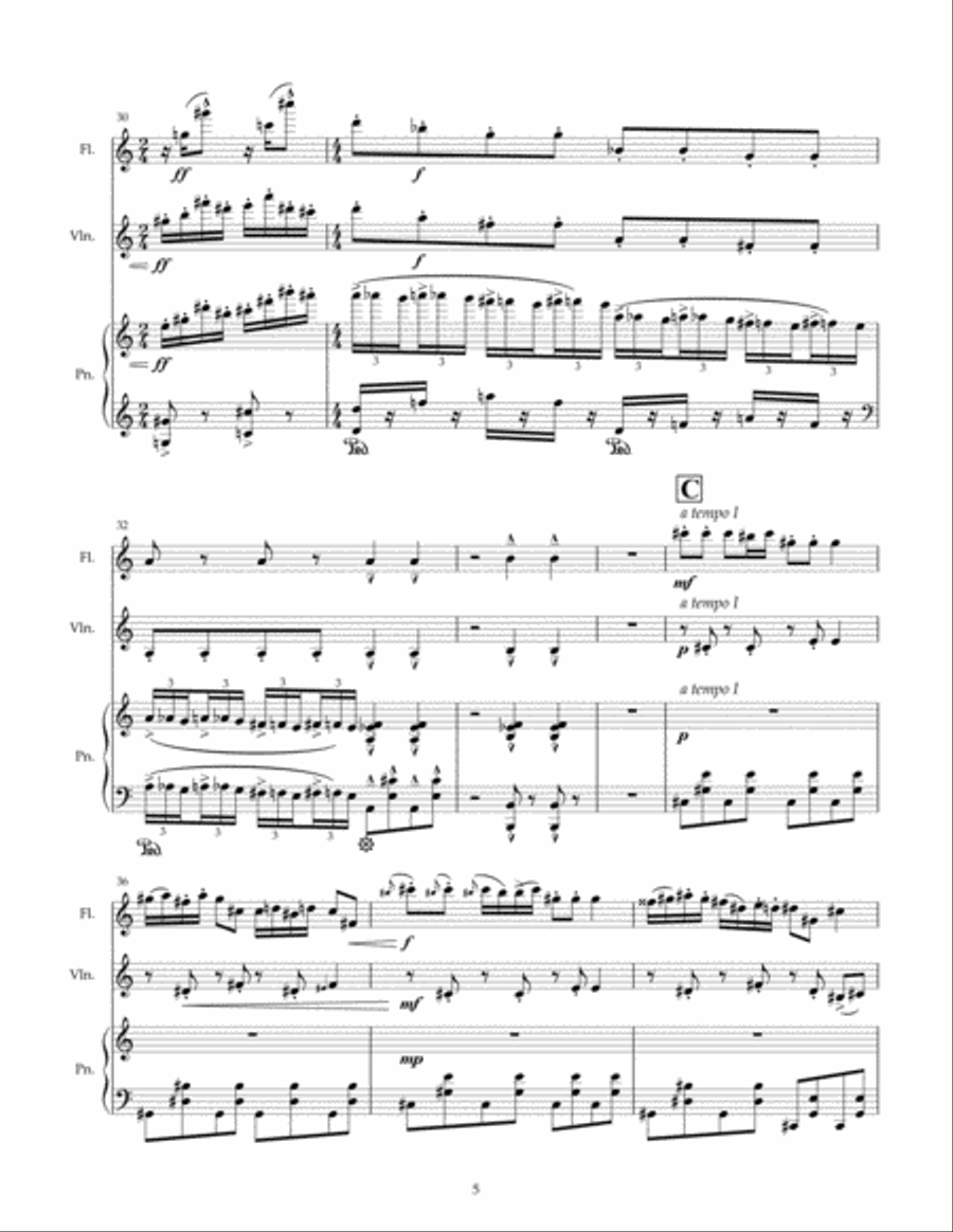 Tanec Flute scores gallery preview page 5
