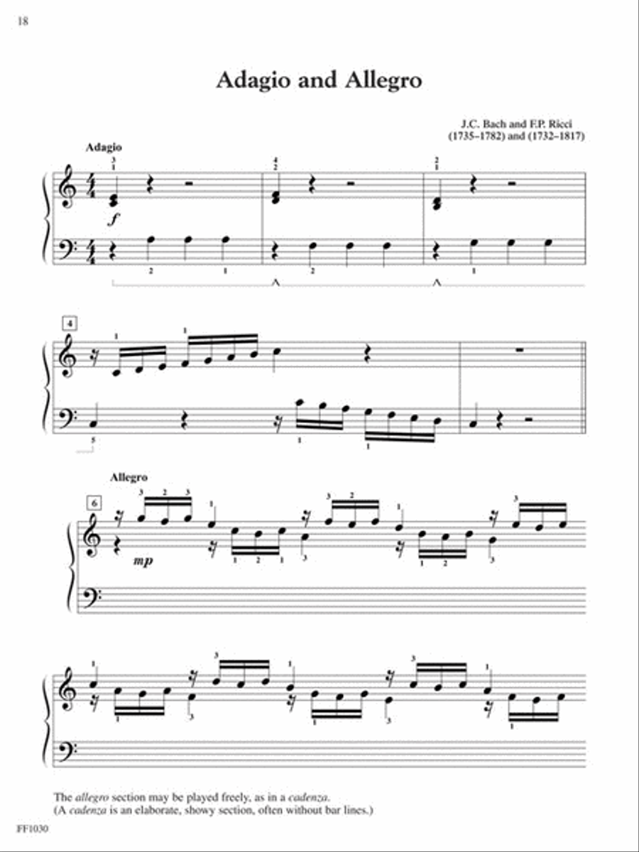 Piano Literature – Book 1
