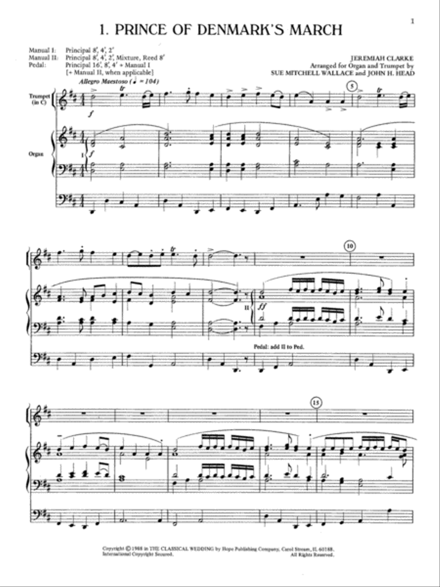 The Classical Wedding Trumpet Solo scores gallery preview page 22