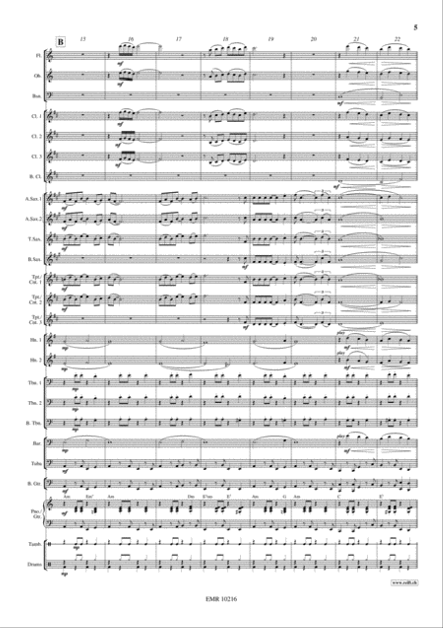 Nathalie Concert Band scores gallery preview page 6
