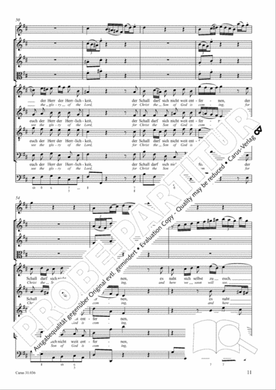 Up joyous raise your song (Schwingt freudig euch empor) 4-Part scores gallery preview page 12
