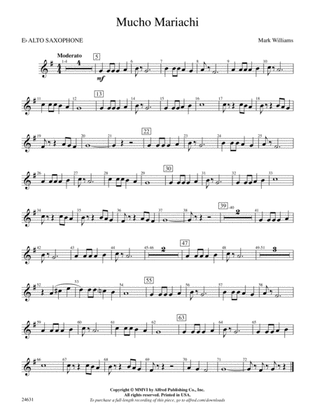 Mucho Mariachi: E-flat Alto Saxophone
