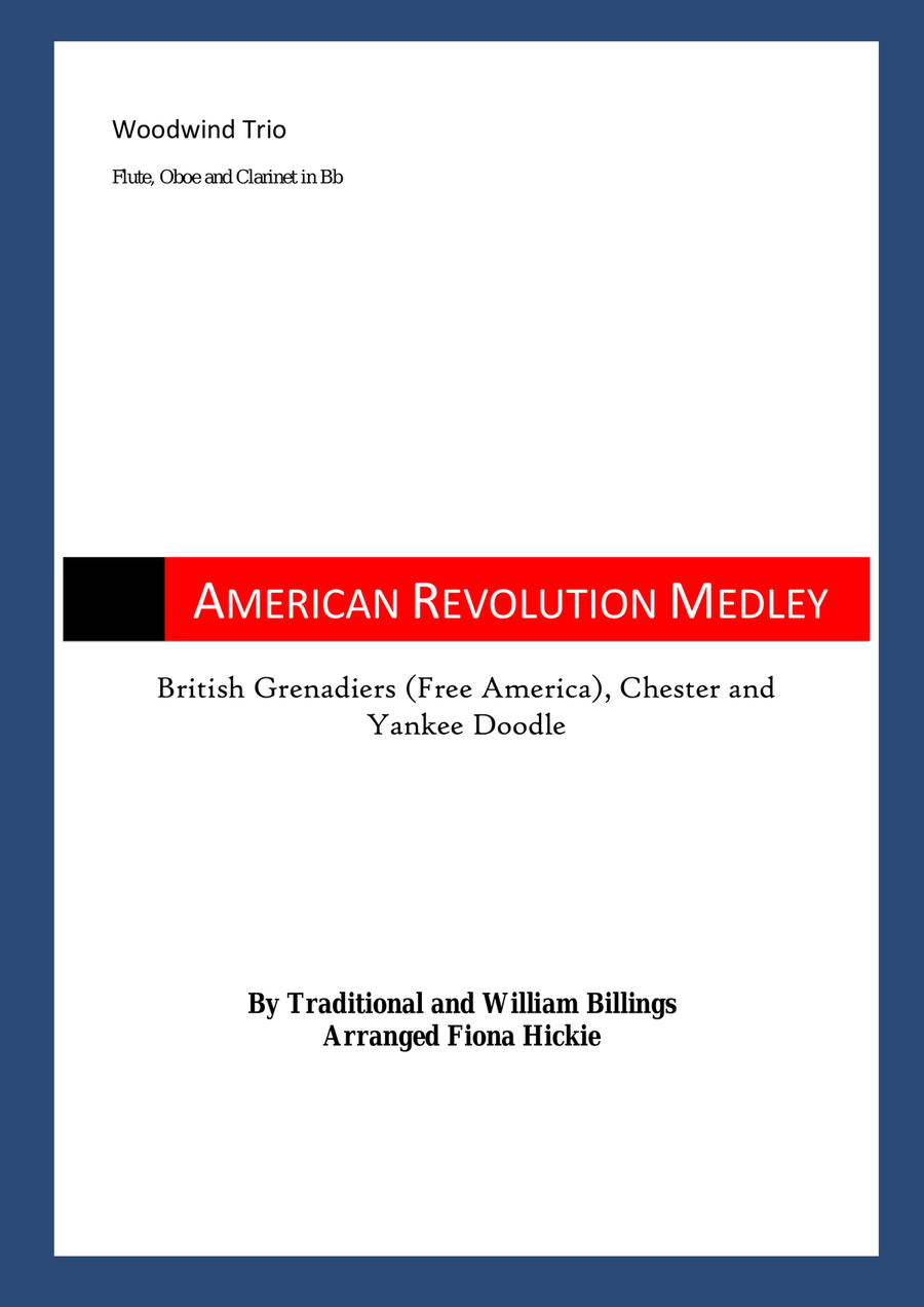 American Revolution Medley Woodwind Trio scores gallery preview page 1