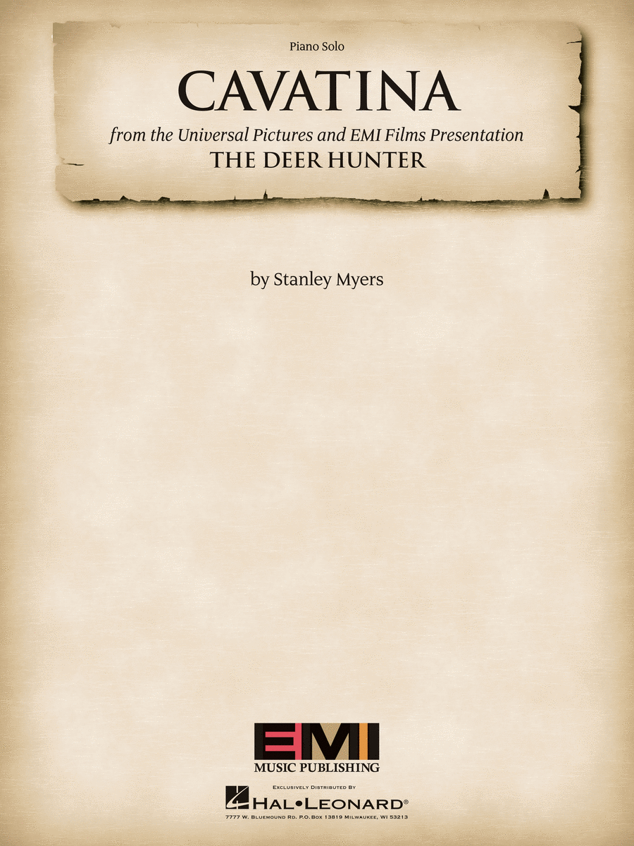 Cavatina (From The Deer Hunter) Piano Solo scores gallery preview page 1