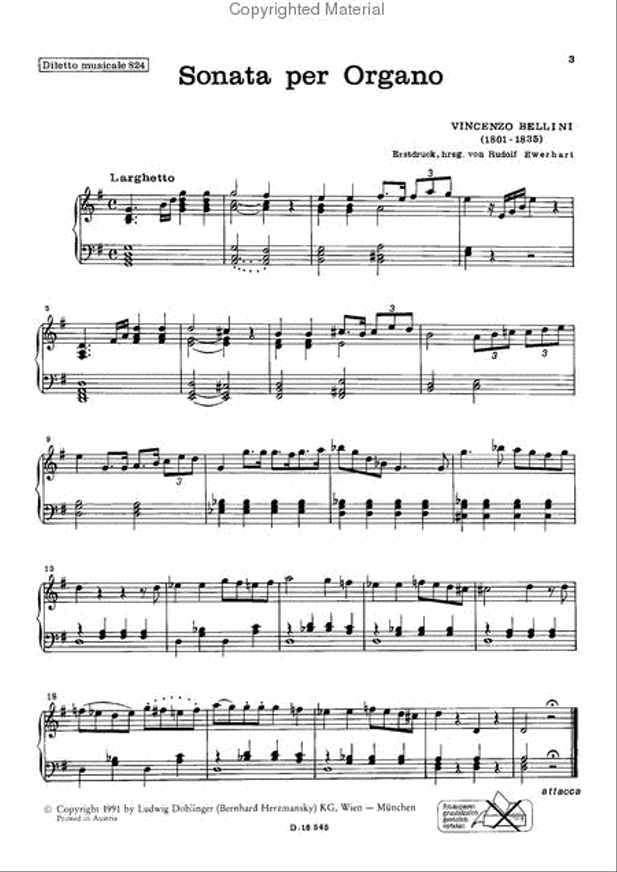 Sonata G-Dur Sonata G-Dur Organ scores gallery preview page 2