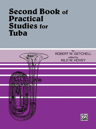 Book cover for Practical Studies for Tuba, Book 2