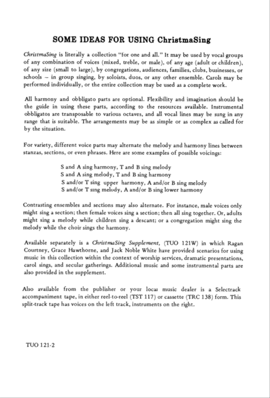 Christmasing Christmasing 2-Part scores gallery preview page 4