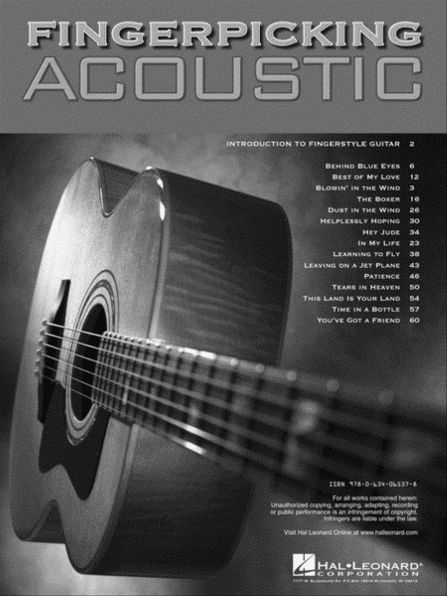 Fingerpicking Acoustic Fingerpicking Acoustic Acoustic Guitar scores gallery preview page 3